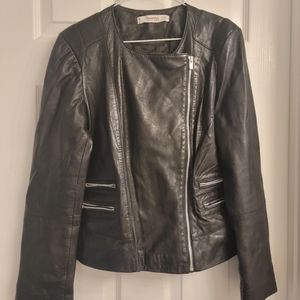 Biker jacket -genuine leather